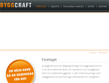 Tablet Screenshot of byggcraft.fi